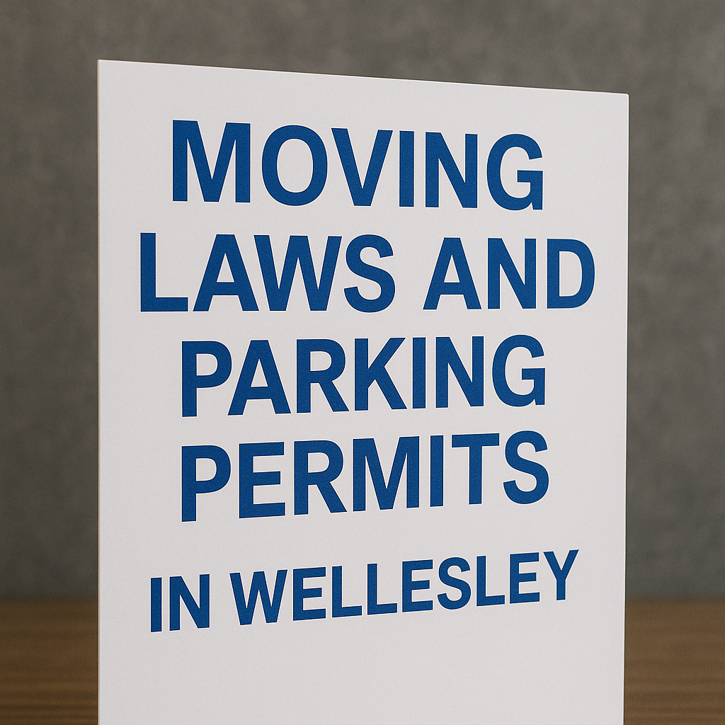 Moving Laws and Parking Permits | Wellesley Moving Regulations