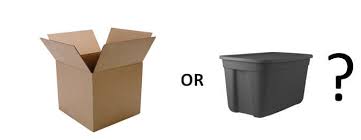 Moving Boxes vs Plastic Totes