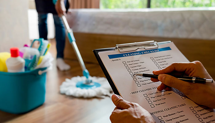 Moving Out Cleaning Checklist